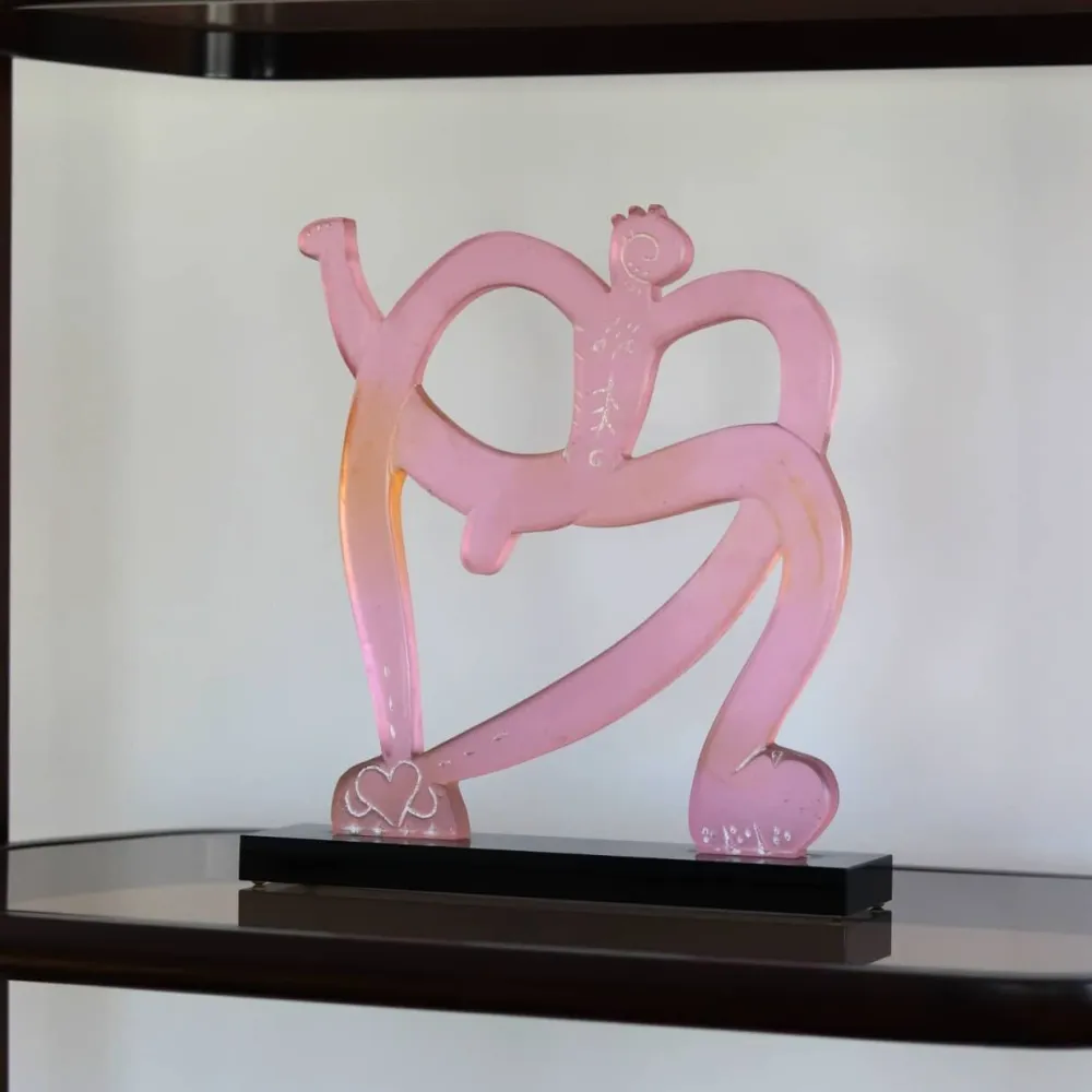 Vessière Cristaux Editions D’Art|Éditions D’Art Cristal|Sculpture Paella Chimicos L’amoureux Daum