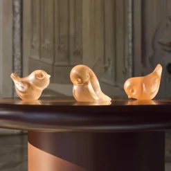 Vessière Cristaux Bestiaire|Sculptures Et Figurines|Sculpture Piou-Piou Tête levée Lalique