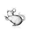 Vessière Cristaux Animaux Cristal|Bestiaire|Sculpture rat cristal zodiaque chinois
