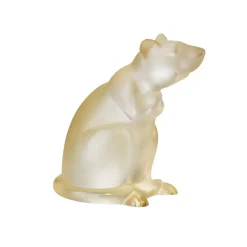 Vessière Cristaux Animaux Cristal|Sculptures Et Figurines|Sculpture rat lalique