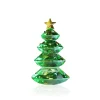 Vessière Cristaux Décoration|Sculpture Sapin de Noël cristal vert édition 2025