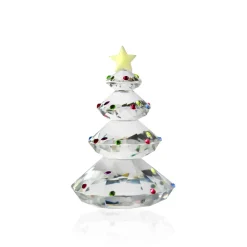 Vessière Cristaux Décoration|Sculpture Sapin de Noël cristal incolore édition 2025