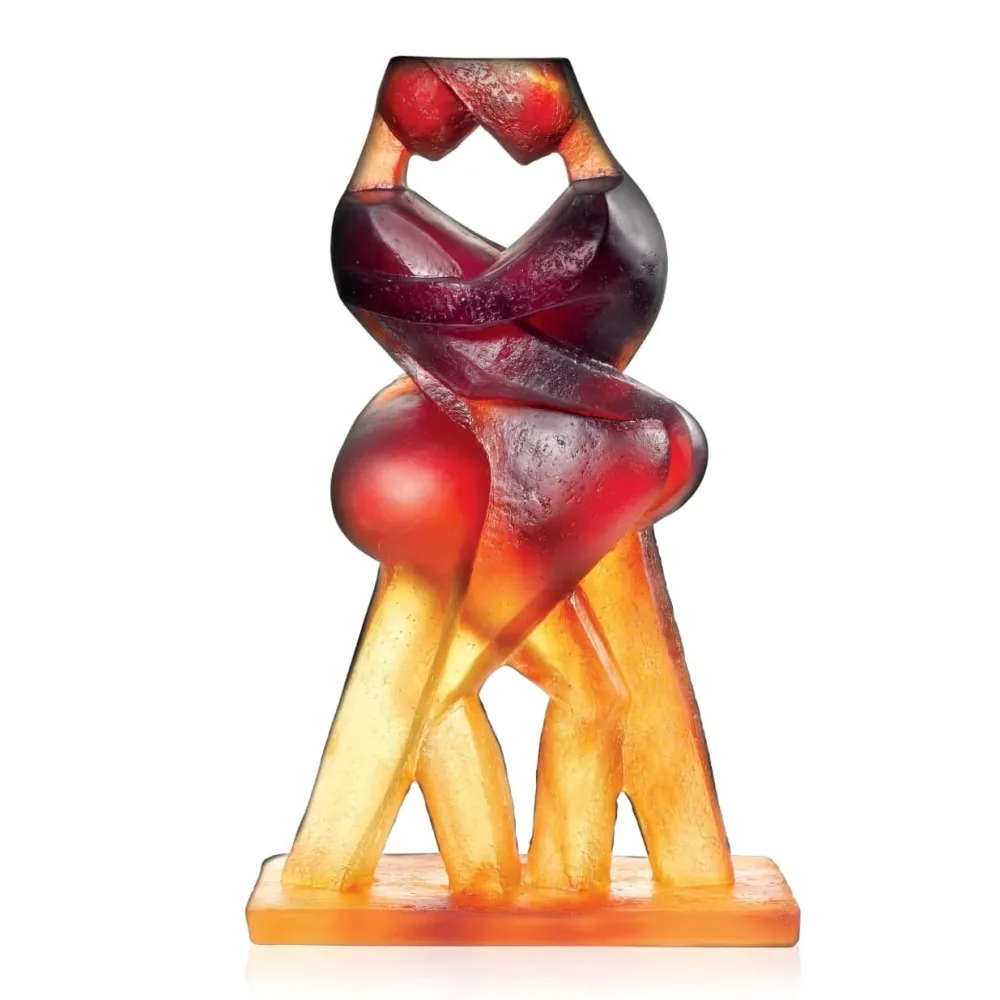 Vessière Cristaux Editions D’Art|Sculptures Cristal|Sculpture Tango à Paris Myriam Franck Daum
