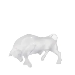 Vessière Cristaux Sculptures Et Figurines|Bestiaire|Sculpture taureau lalique