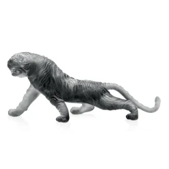 Vessière Cristaux Bestiaire|Coupelles Cristal|Sculpture Tigre du Bengale magnum Daum