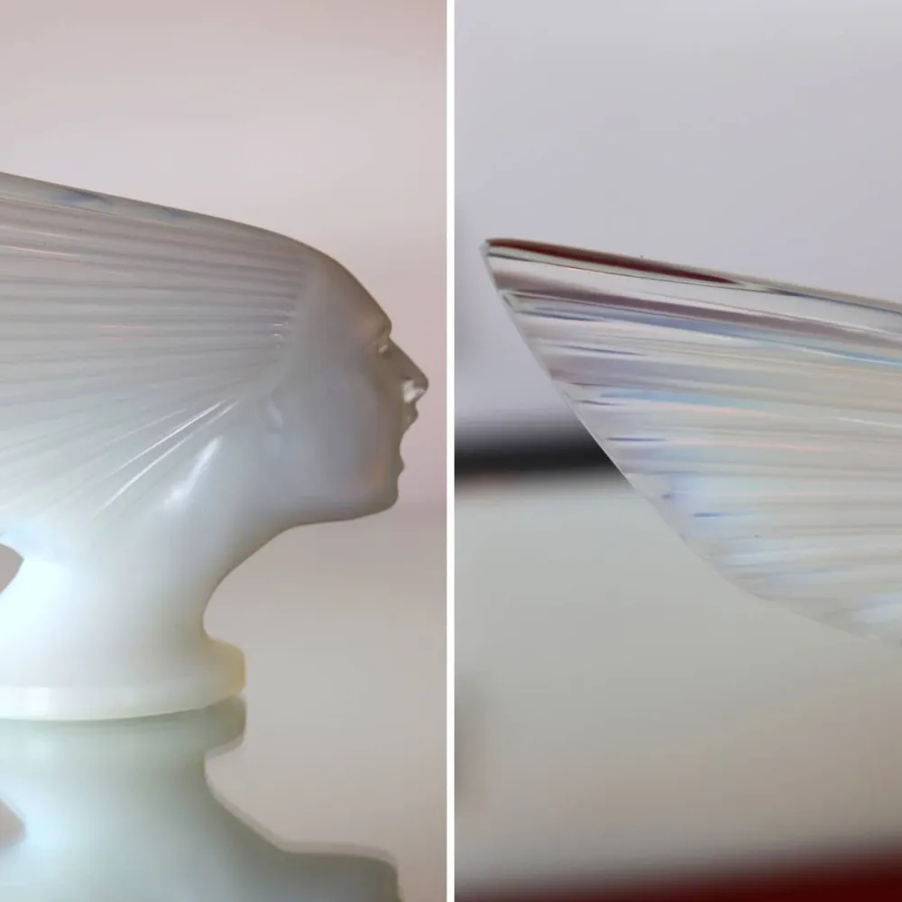 Vessière Cristaux Sculptures Et Figurines|Sulfures Cristal|Sculpture Victoire opale « Spirit of the wind » Lalique