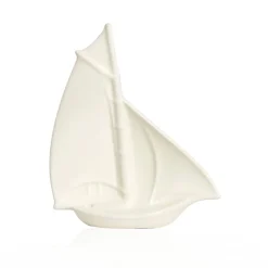 Vessière Cristaux Lunéville|Sculpture voile art déco Faïence de Lunéville