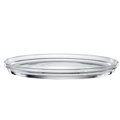 Vessière Cristaux Coupes, Coupelles Et Photophores|Assiettes Cristal|Set 4 assiettes bistro