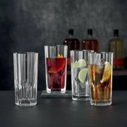 Vessière Cristaux Coffrets Verres Cristal|Verre En Cristal Taillé|Set 4 chopes Aspen longdrink Nachtmann
