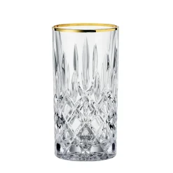 Vessière Cristaux Art De La Table|Verre À Eau|Set 4 chopes cristal or noblesse nachtmann