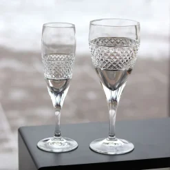 Vessière Cristaux Art De La Table|Verre À Pied|Set 2 Flûtes épinal cristal de paris