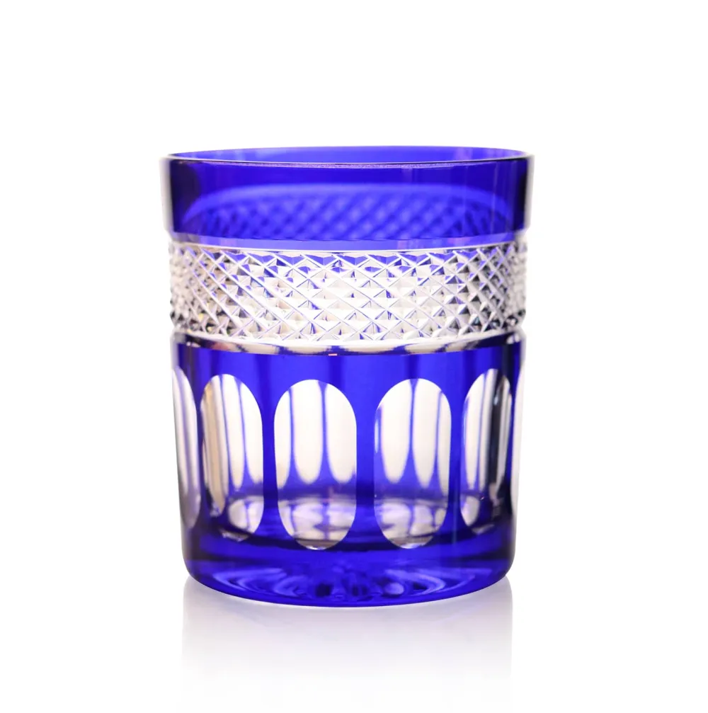 Vessière Cristaux Art De La Table|Verre Cristal Couleur|Set 2 gobelets en cristal mireille