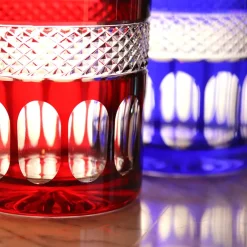 Vessière Cristaux Art De La Table|Verre Cristal Couleur|Set 2 gobelets en cristal mireille