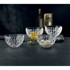 Vessière Cristaux Coupelles Cristal|Coupes, Coupelles Et Photophores|Set 4 Mini coupelles cristal bossa nova
