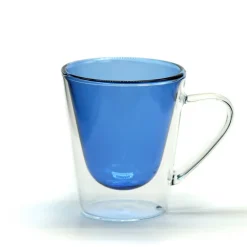 Vessière Cristaux Verre En Cristal Taillé|Art De La Table|Set 2 Mugs en cristal double paroi