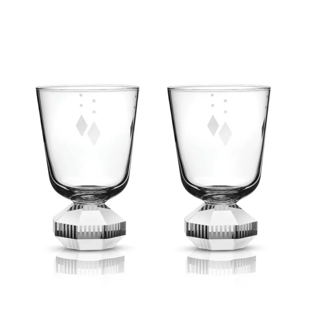Vessière Cristaux Verre|Verre À Pied|Set 2 verre Chelsea incolore Reflections Copenhagen