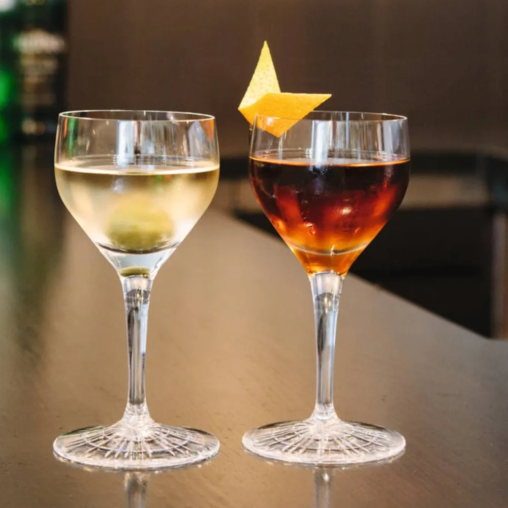 Vessière Cristaux Art De La Table|Verre À Pied|Set 4 verres cocktail Nick & Nora perfect serve