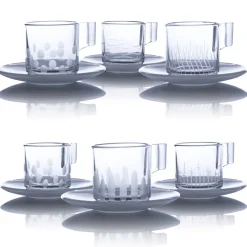 Vessière Cristaux Art De La Table|Coffrets Verres Cristal|Set espresso café cristal x6
