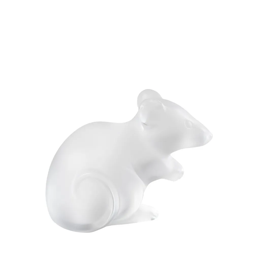 Vessière Cristaux Bestiaire|Sculptures Et Figurines|Souris grand modèle lalique