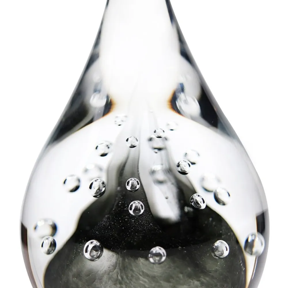 Vessière Cristaux Sulfures, Presse-Papiers|Décoration|Sulfure goutte bulle cristal noir