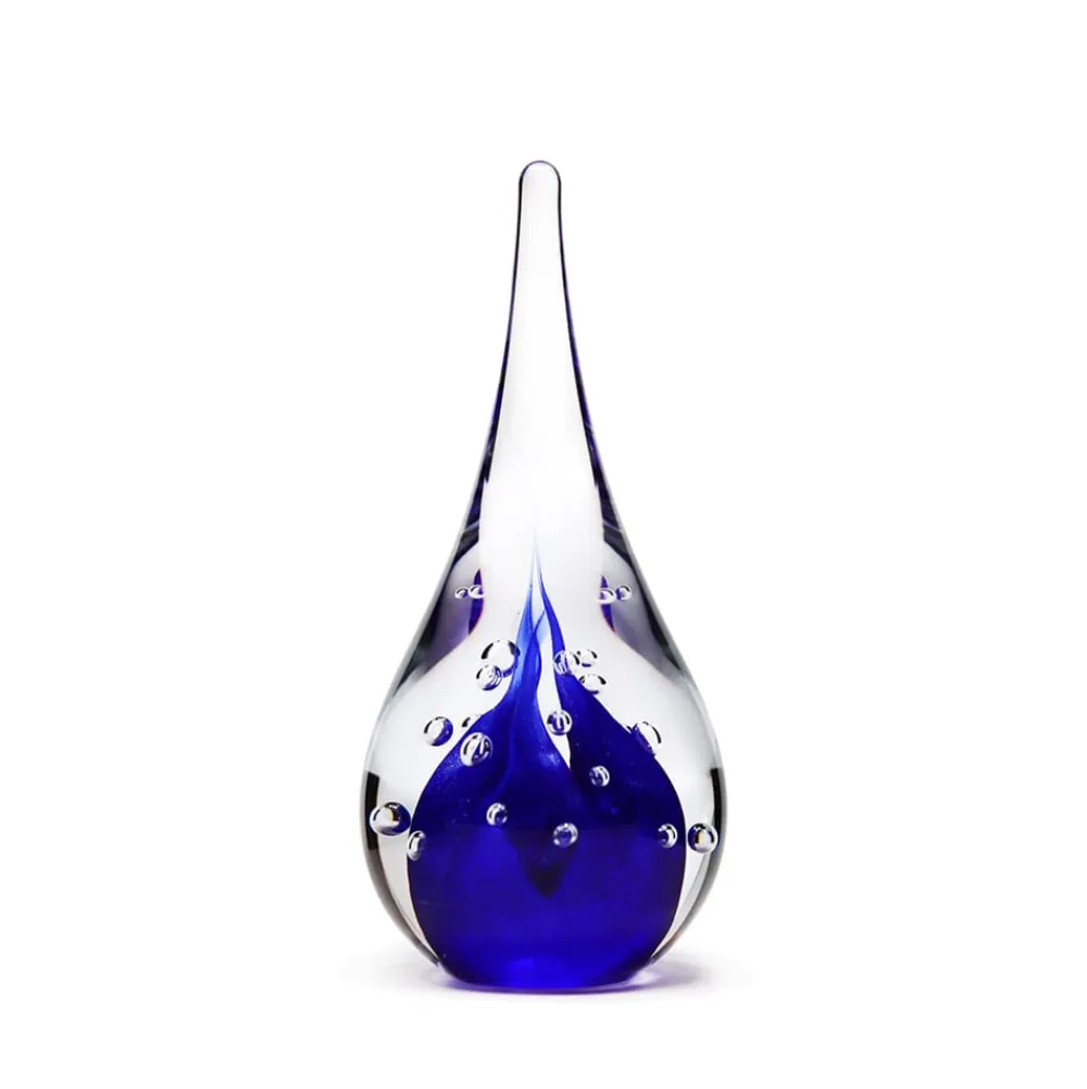 Vessière Cristaux Sulfures, Presse-Papiers|Sulfures Cristal|Sulfure goutte bulle cristal bleu