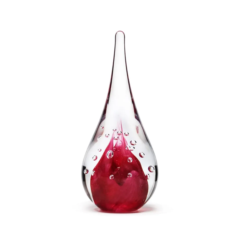 Vessière Cristaux Sulfures Cristal|Décoration|Sulfure goutte bulle cristal rouge