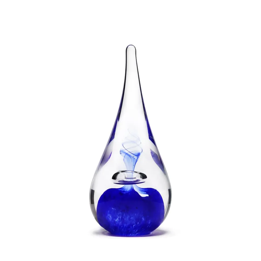 Vessière Cristaux Sulfures Cristal|Décoration|Sulfure goutte cristal bleu nuit