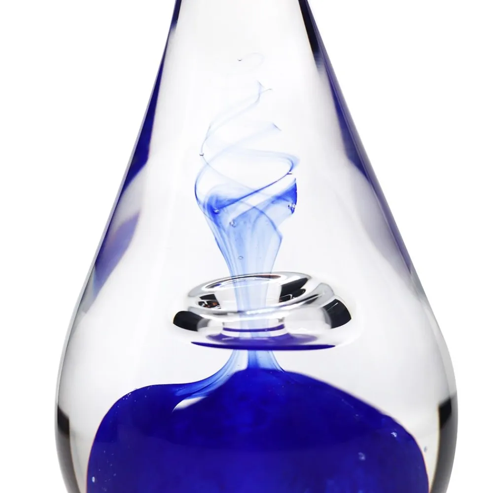 Vessière Cristaux Sulfures Cristal|Décoration|Sulfure goutte cristal bleu nuit