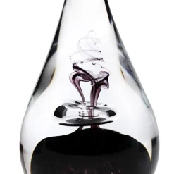 Vessière Cristaux Sulfures, Presse-Papiers|Décoration|Sulfure goutte cristal noir