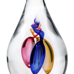 Vessière Cristaux Sulfures Cristal|Sulfures, Presse-Papiers|Sulfure goutte tourbillon cristal
