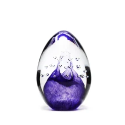 Vessière Cristaux Sulfures Cristal|Sulfures, Presse-Papiers|Sulfure oeuf bulle cristal violet