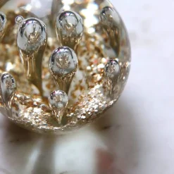 Vessière Cristaux Décoration|Sulfures, Presse-Papiers|Sulfure or danse de lumière cristal