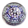 Vessière Cristaux Sulfures Cristal|Sulfures, Presse-Papiers|Sulfure presse-papier cristal millefiori