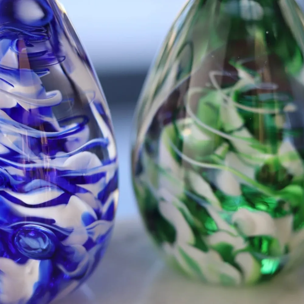 Vessière Cristaux Décoration|Sulfures Cristal|Sulfure œuf cristal vert de Lorraine