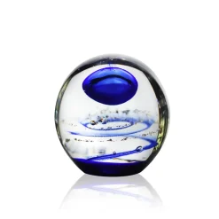 Vessière Cristaux Sulfures Cristal|Sulfures, Presse-Papiers Cristal|Sulfure voie lactée bleu
