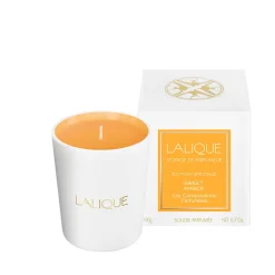 Vessière Cristaux Coupes, Coupelles Et Photophores|Bougies Lalique|Sweet amber, bougie parfumée Lalique