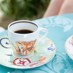 Vessière Cristaux Art De La Table|Assiette Céramique|Tasse café porcelaine 13 cl Imari Raynaud