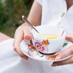 Vessière Cristaux Art De La Table|Assiette Céramique|Tasse thé extra porcelaine 25 cl Imari Raynaud