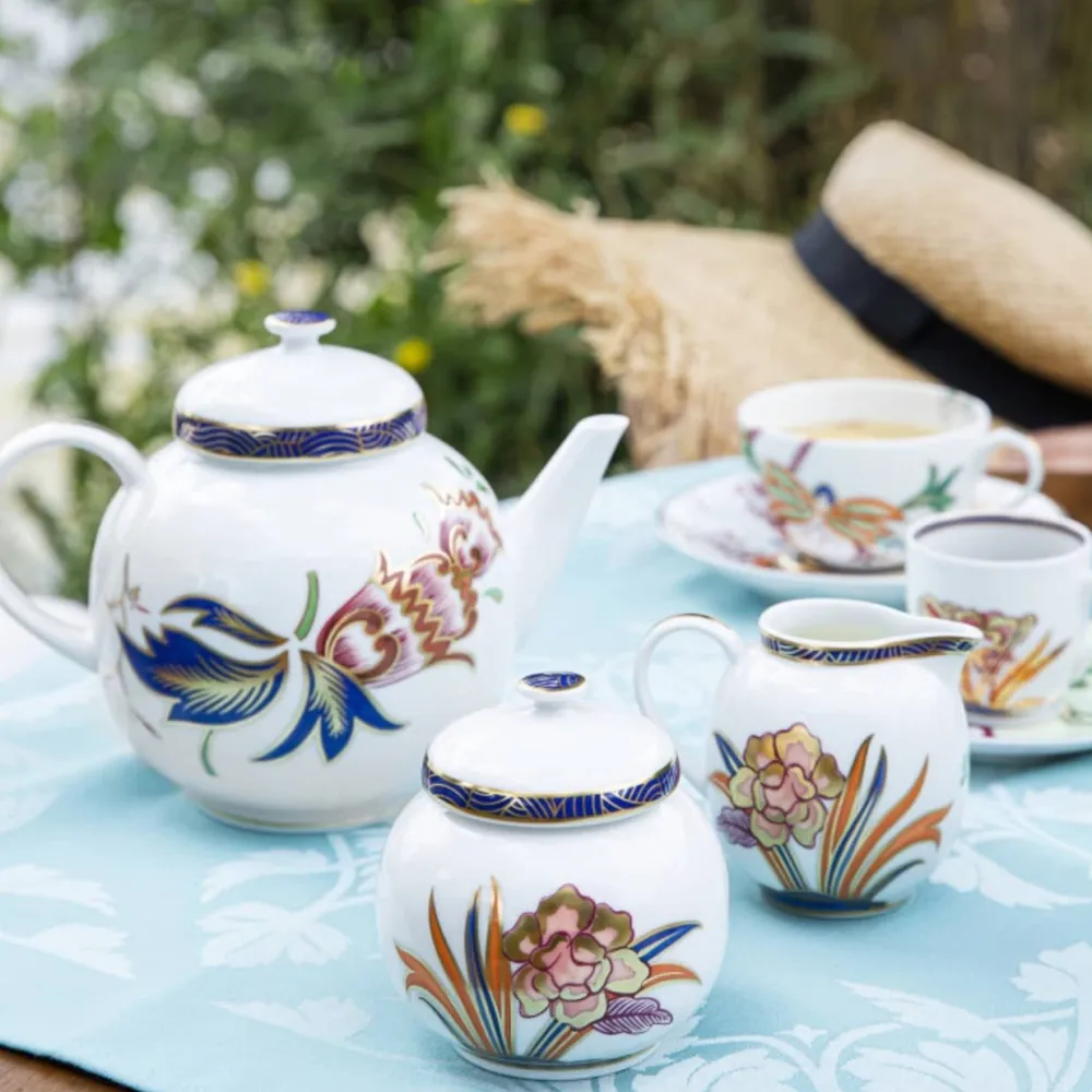 Vessière Cristaux Art De La Table|Assiette Céramique|Théière porcelaine 104 cl Imari Raynaud