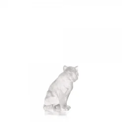 Vessière Cristaux Bestiaire|Sculptures Et Figurines|Tigre assis cristal lalique