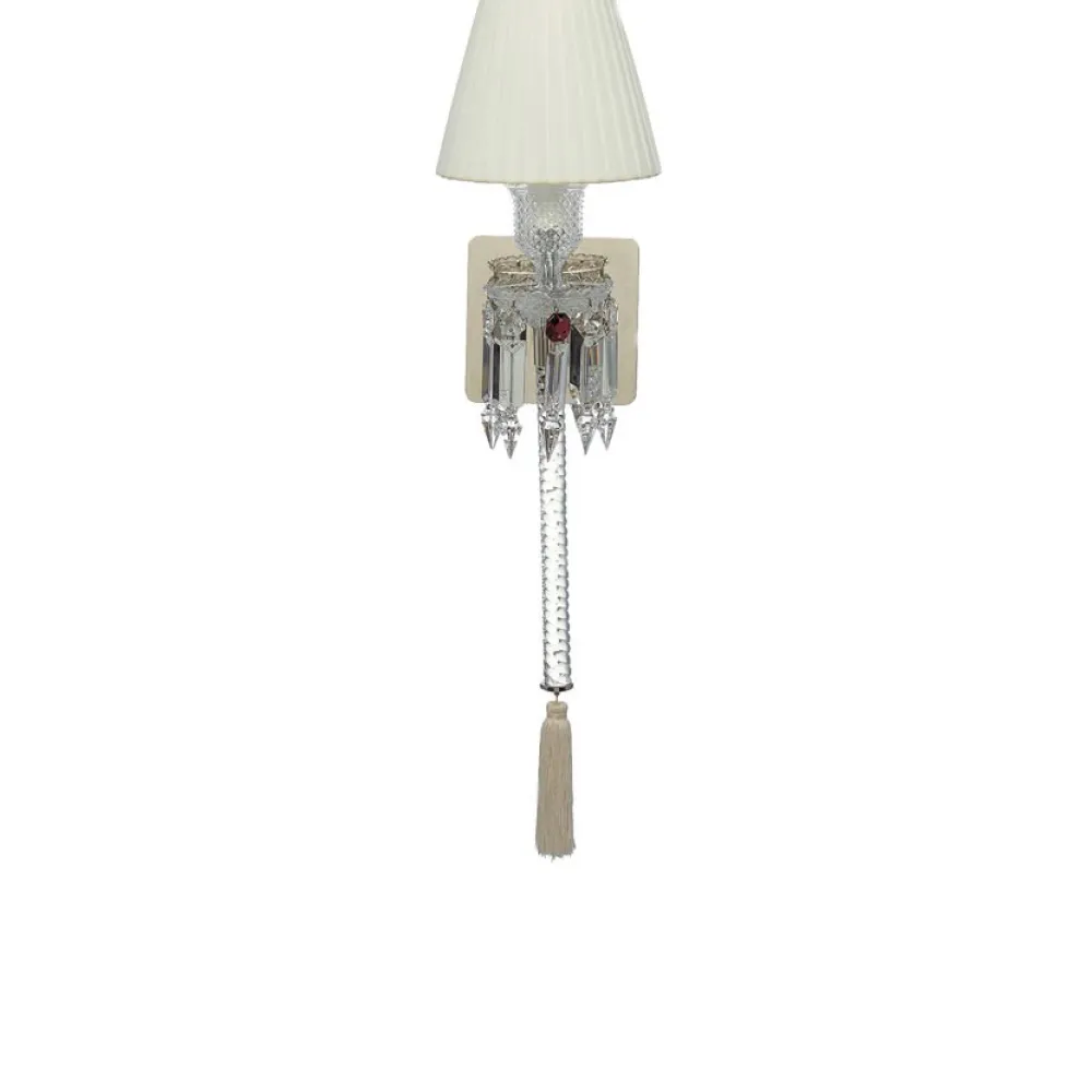 Vessière Cristaux Luminaires|Appliques Cristal|Torch applique murale baccarat