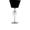 Vessière Cristaux Luminaires|Lampes Cristal|Torch lampe abat-jour noir baccarat