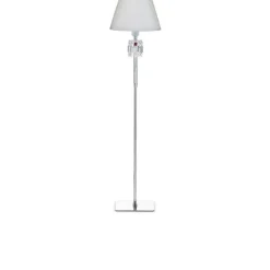Vessière Cristaux Luminaires|Lampes Cristal|Torch liseuse et abat-jour blanc baccarat