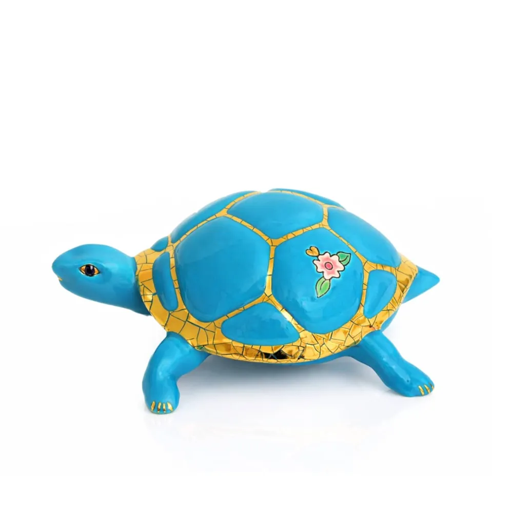 Vessière Cristaux Animaux|Animaux Cristal|Tortue grand modèle I love Longwy