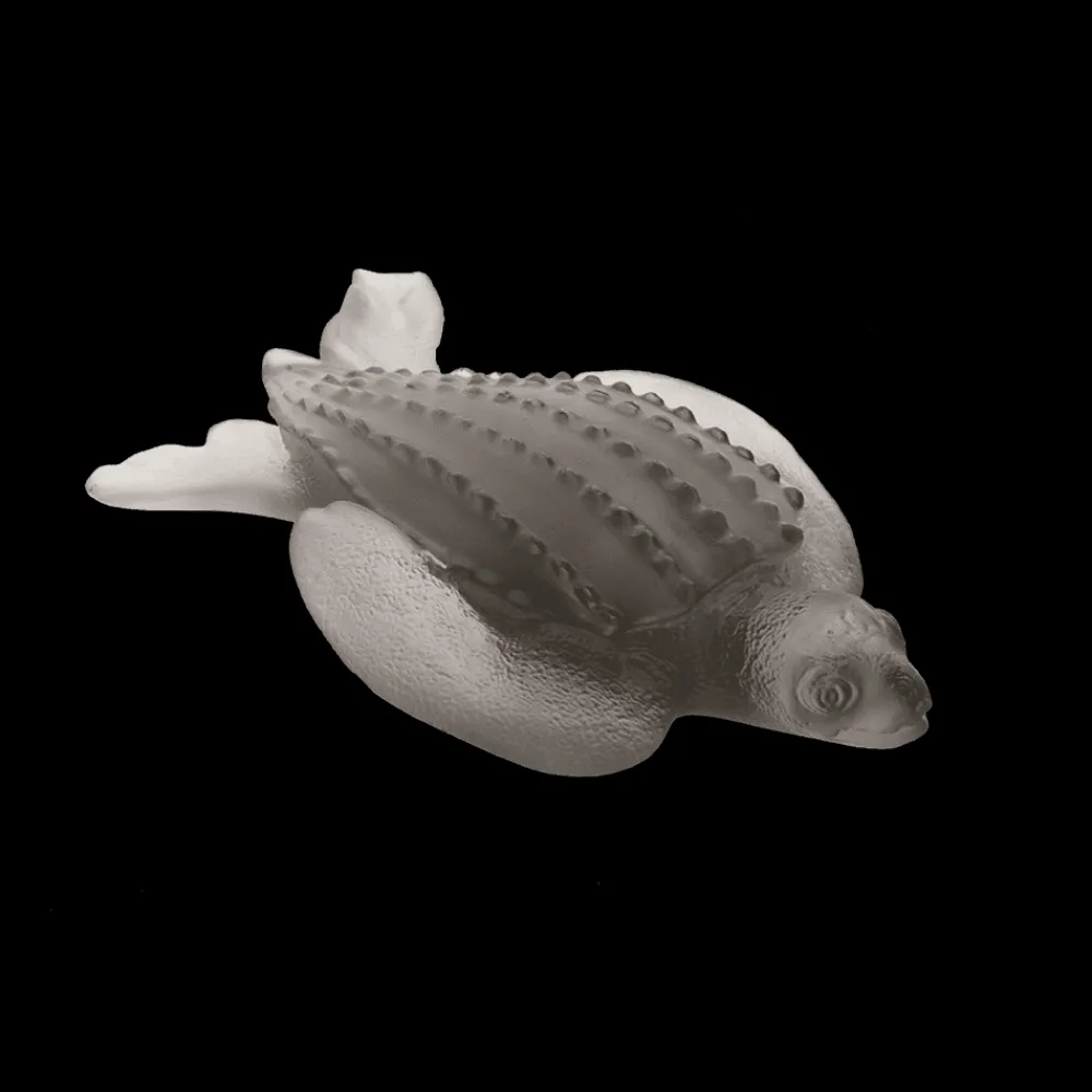 Vessière Cristaux Bestiaire|Figurines Miniature Cristal|Tortue luth daum
