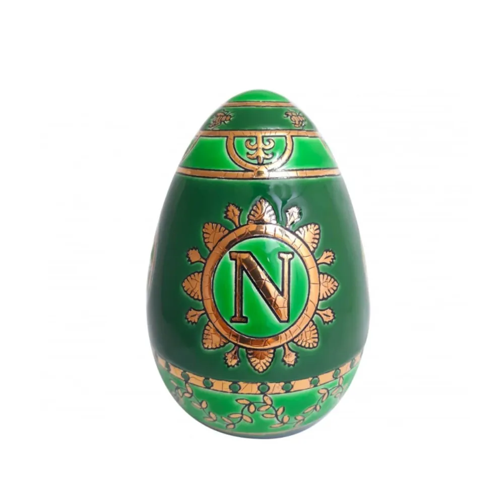 Vessière Cristaux Sulfures, Presse-Papiers Cristal|Œufs|Œuf Napoléon 1821-2021 Émaux de Longwy