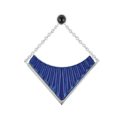 Vessière Cristaux Bijoux|Boucles D’Oreilles Cristal|Une boucle d’oreille style 1925 lalique