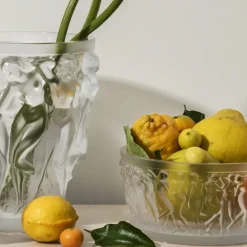 Vessière Cristaux Vases|Vases Cristal Couleur|Vase Bacchantes iconique Lalique
