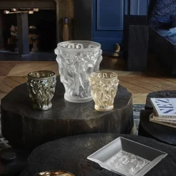Vessière Cristaux Vases|Vases Cristal Couleur|Vase Bacchantes iconique Lalique