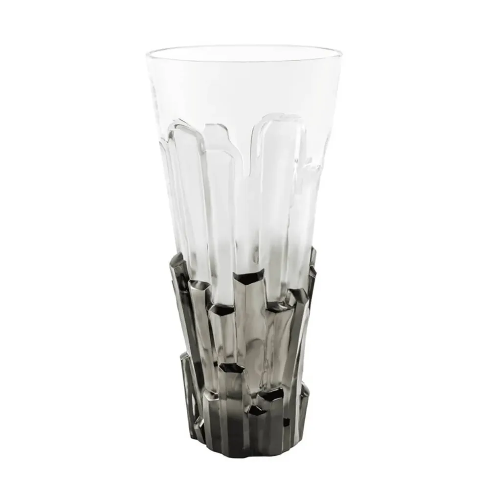 Vessière Cristaux Vases|Vases Cristal Couleur|Vase Basalte Lalique